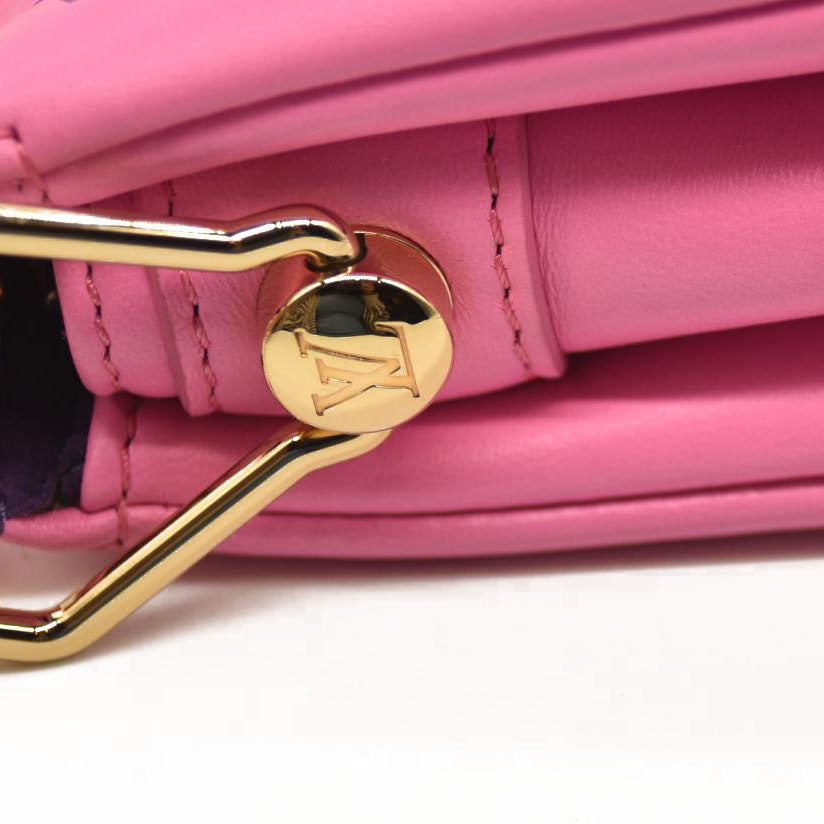 LOUIS VUITTON Lambskin Embossed Monogram Vuittamins Coussin PM