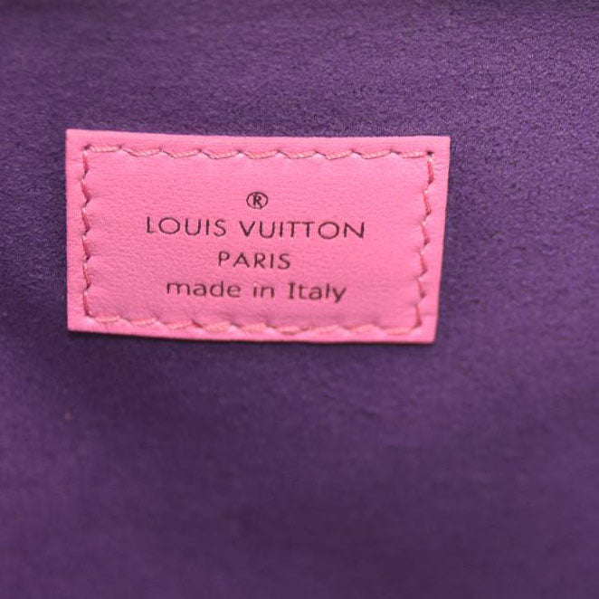 LOUIS VUITTON  Lambskin Embossed Monogram Vuittamins Coussin PM Rose Violet