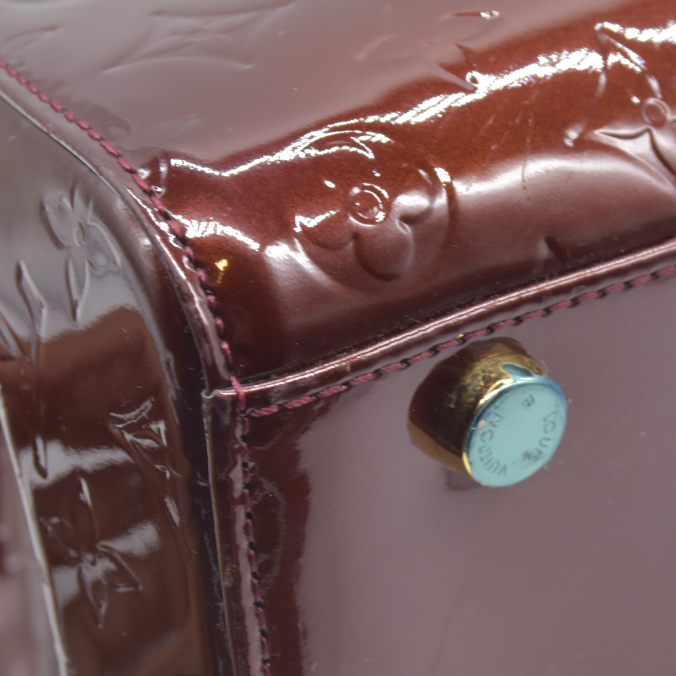 $2730 LOUIS VUITTON Vernis Brea GM Rouge Fauviste SR3101 2011 CONSIGNMENT