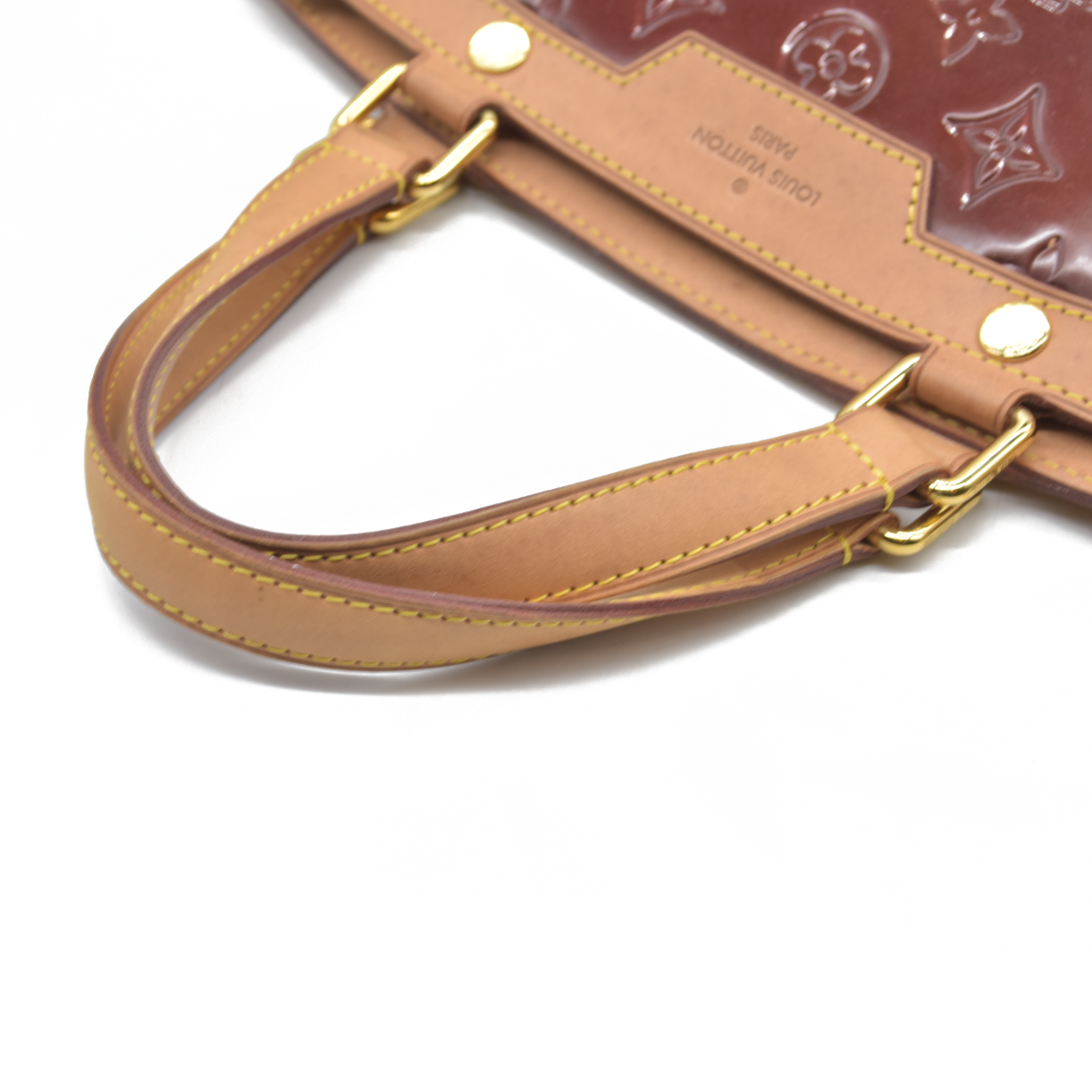 $2730 LOUIS VUITTON Vernis Brea GM Rouge Fauviste SR3101 2011 CONSIGNMENT