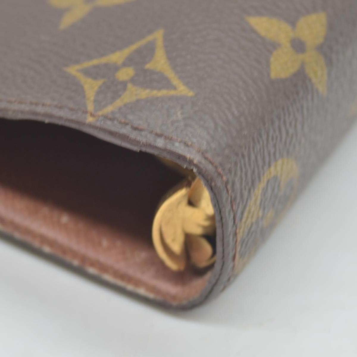 $755 1996 LOUIS VUITTON Monogram Medium Ring Agenda Cover SP0976