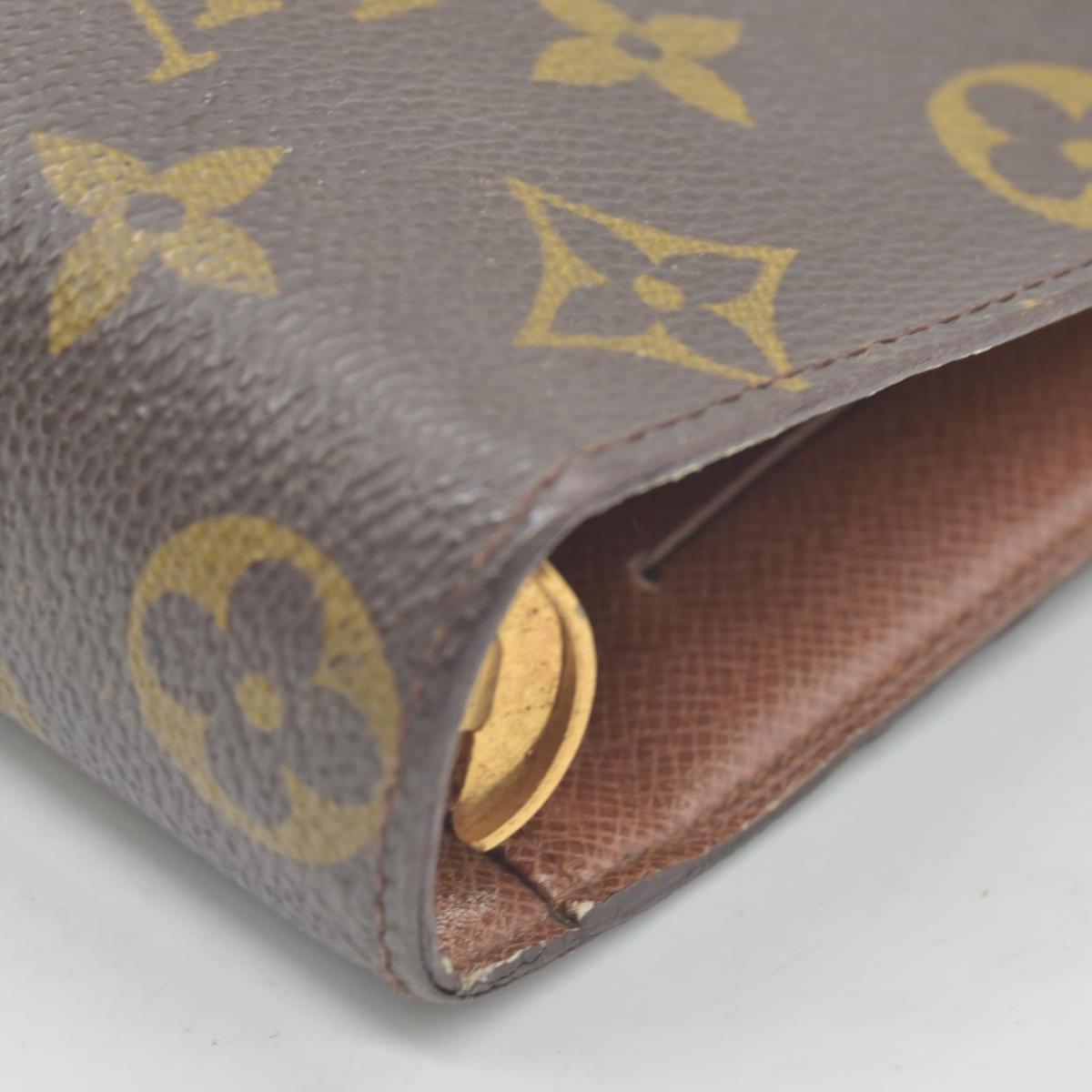 $755 1996 LOUIS VUITTON Monogram Medium Ring Agenda Cover SP0976