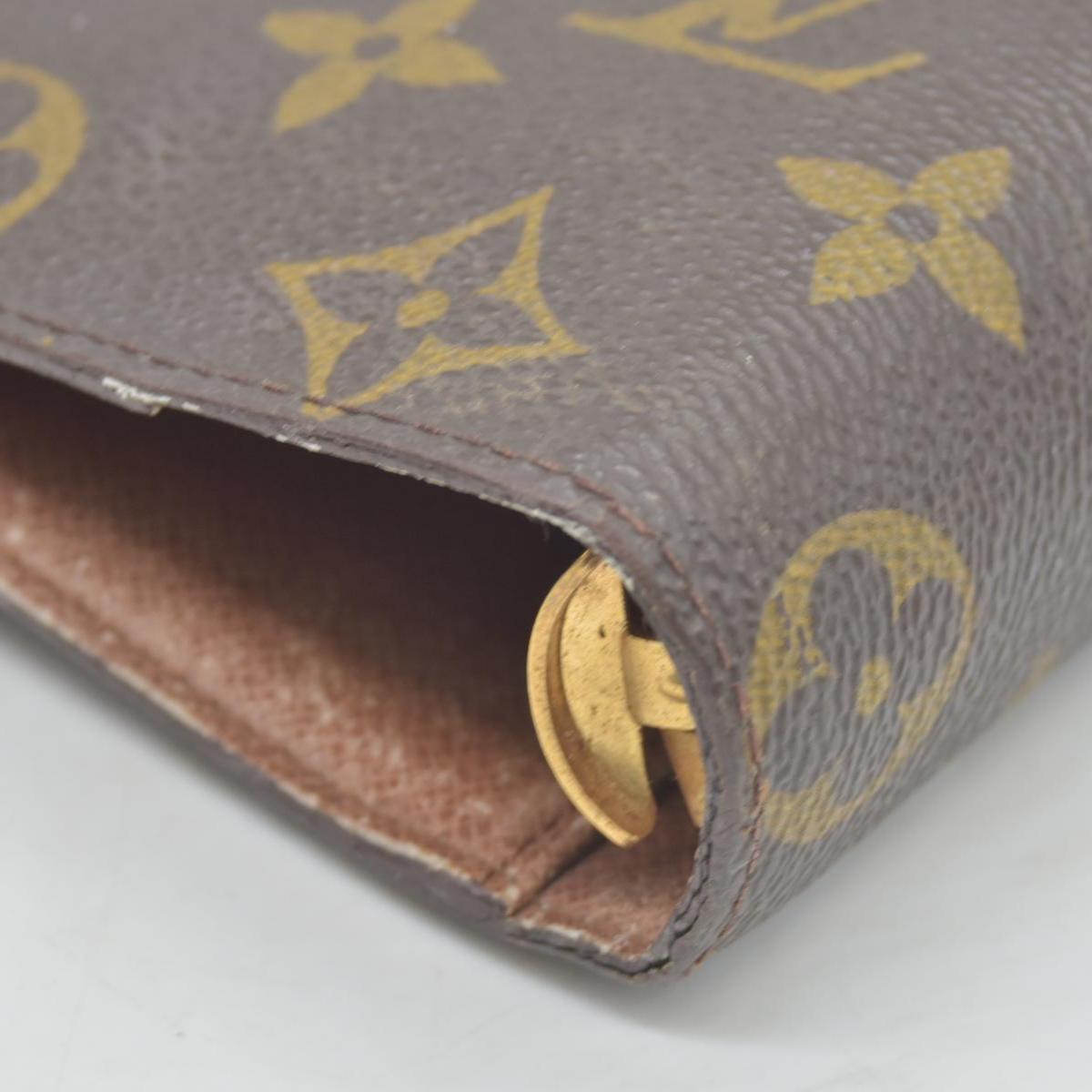 $755 1996 LOUIS VUITTON Monogram Medium Ring Agenda Cover SP0976