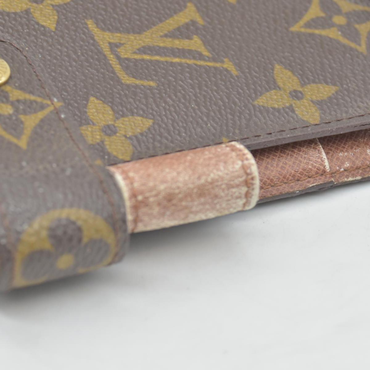 $755 1996 LOUIS VUITTON Monogram Medium Ring Agenda Cover SP0976