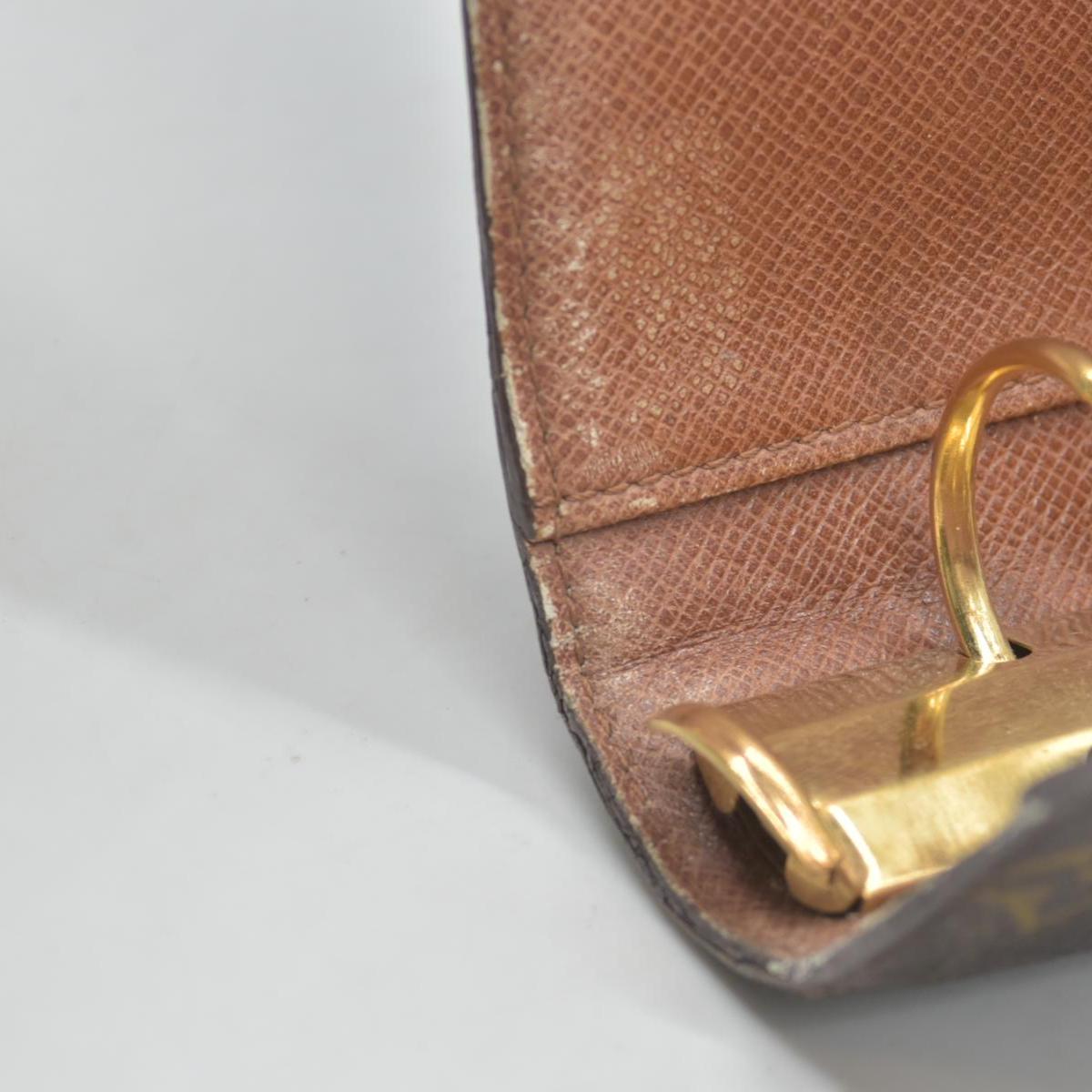 $755 1996 LOUIS VUITTON Monogram Medium Ring Agenda Cover SP0976