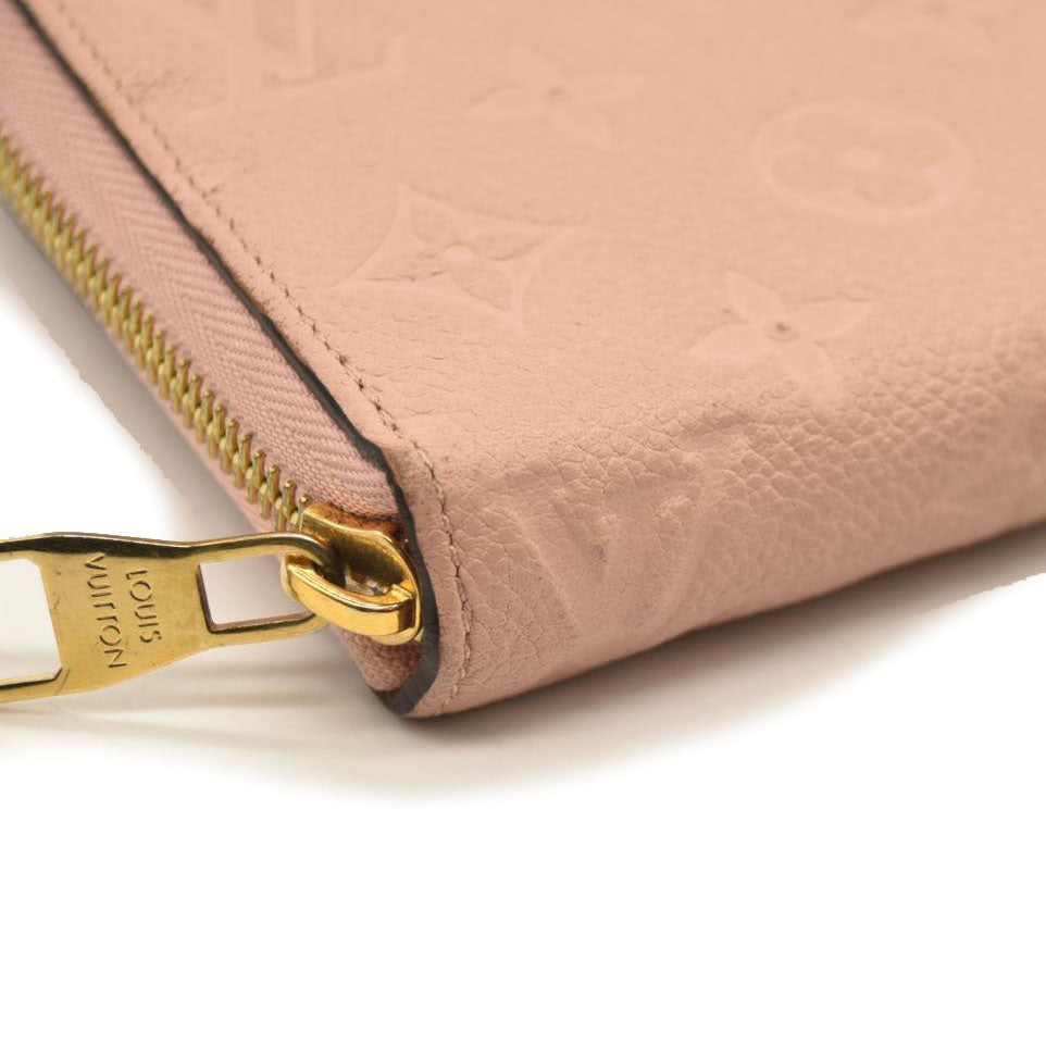 LOUIS VUITTON Empreinte Zippy Wallet Rose Poudre SP0157