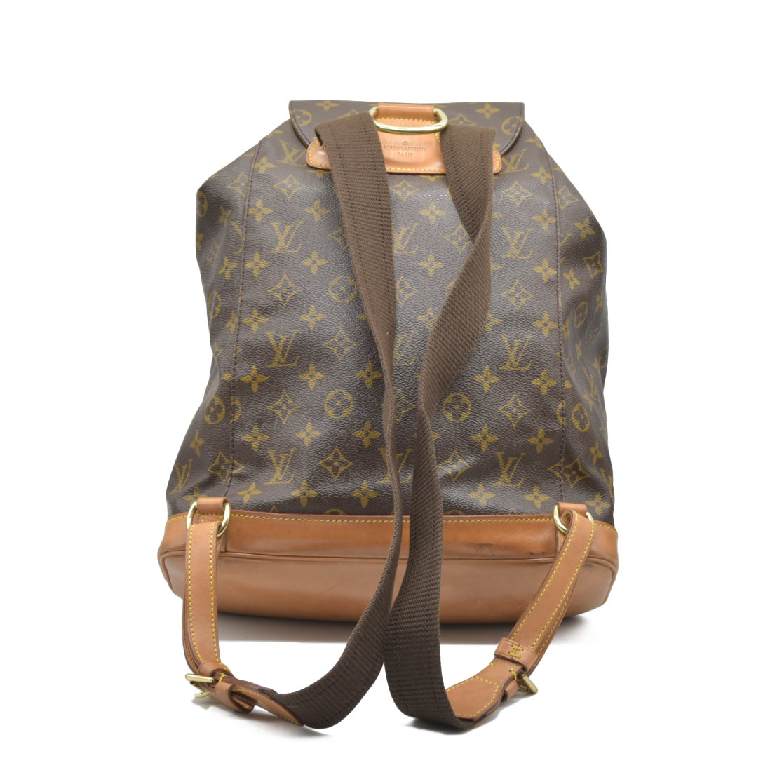 $3100 CONSIGNMENT Louis Vuitton Monogram Montsouris GM Backpack SP0959 1999