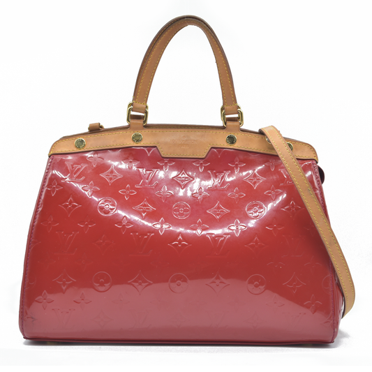 AUCTION $2730 Louis Vuitton  Vernis Brea PM Pomme D'Amour