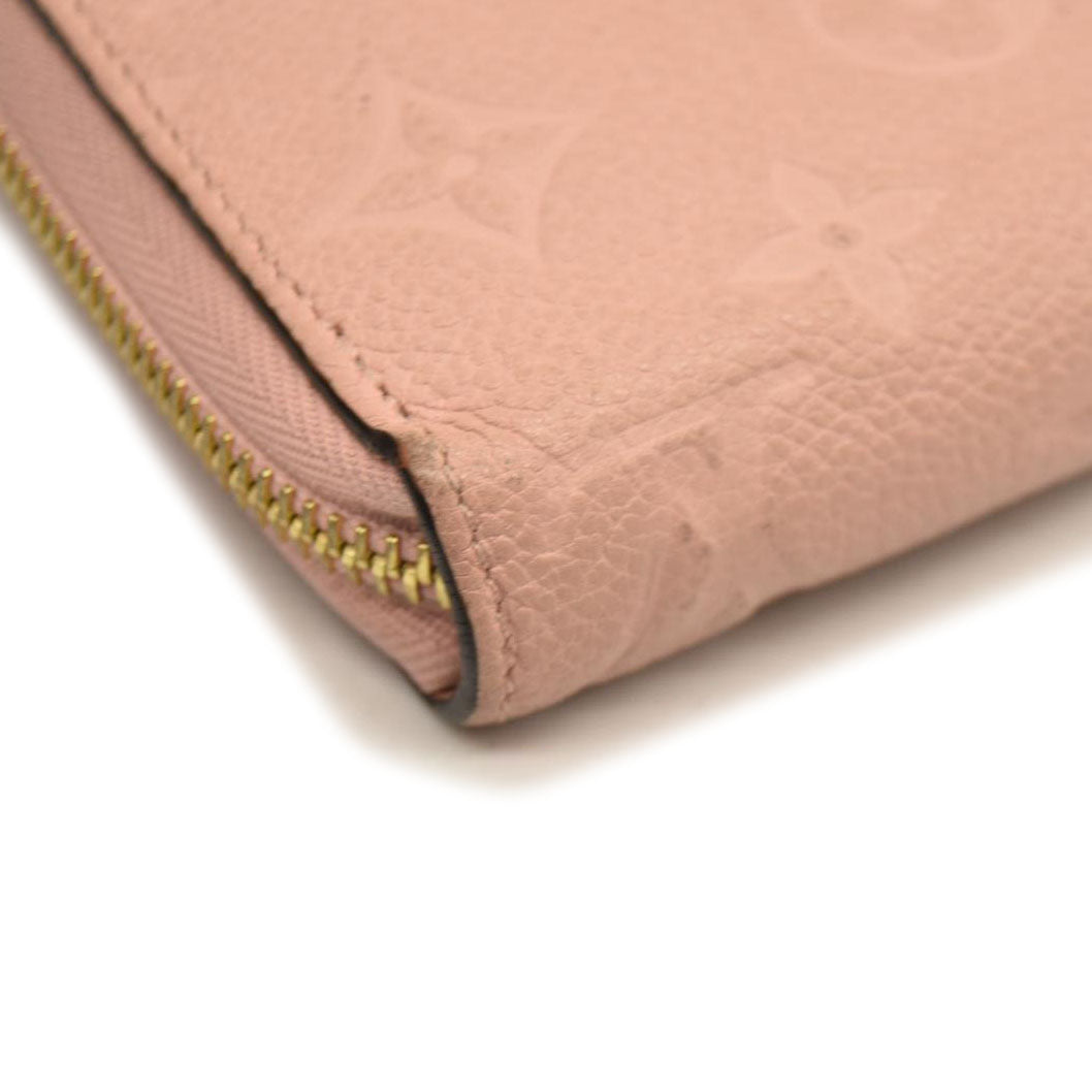 LOUIS VUITTON Empreinte Zippy Wallet Rose Poudre SP0157