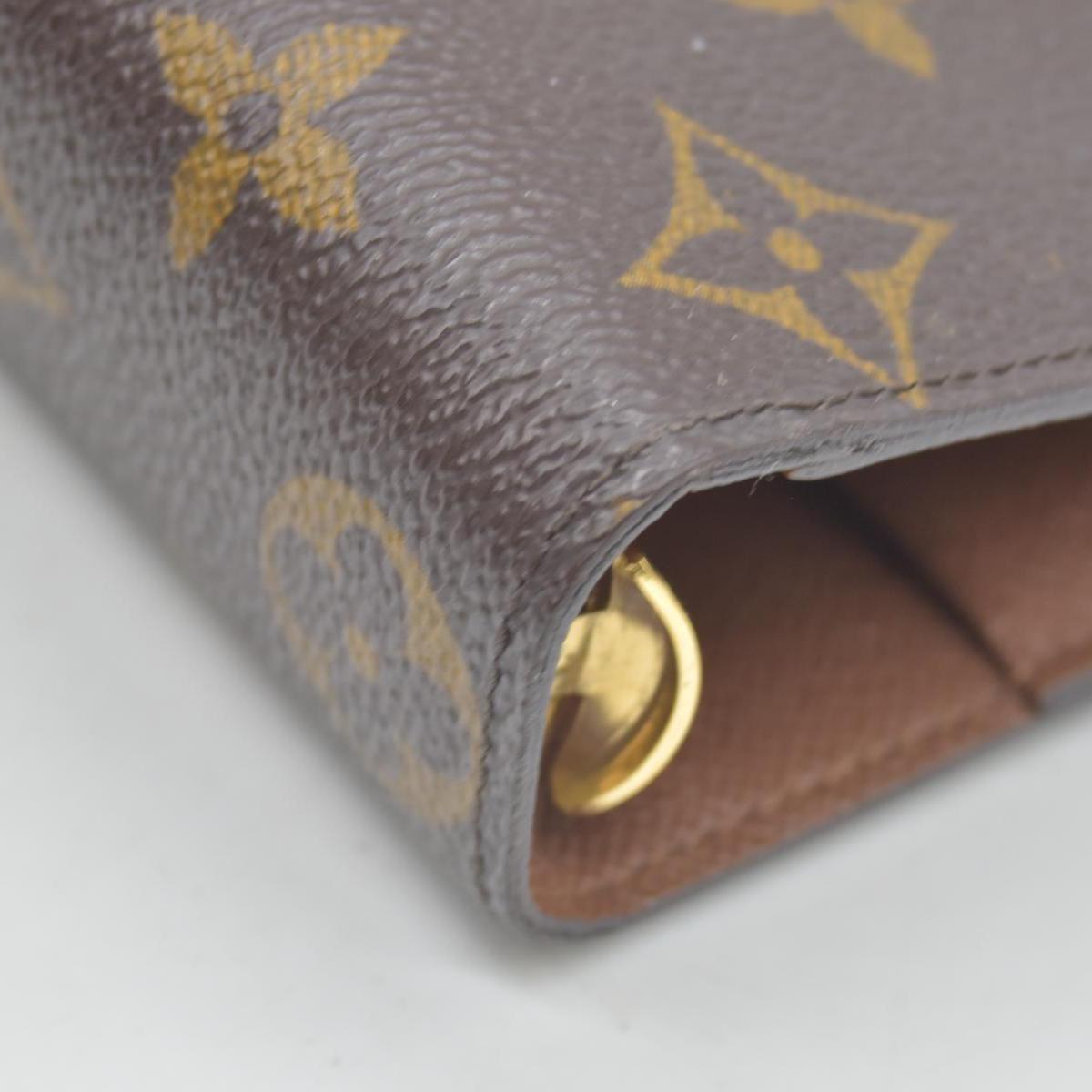 $755 LOUIS VUITTON Monogram Medium Ring Agenda Cover