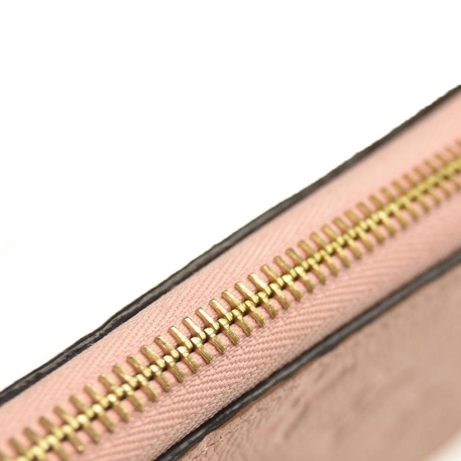 LOUIS VUITTON Empreinte Zippy Wallet Rose Poudre SP0157