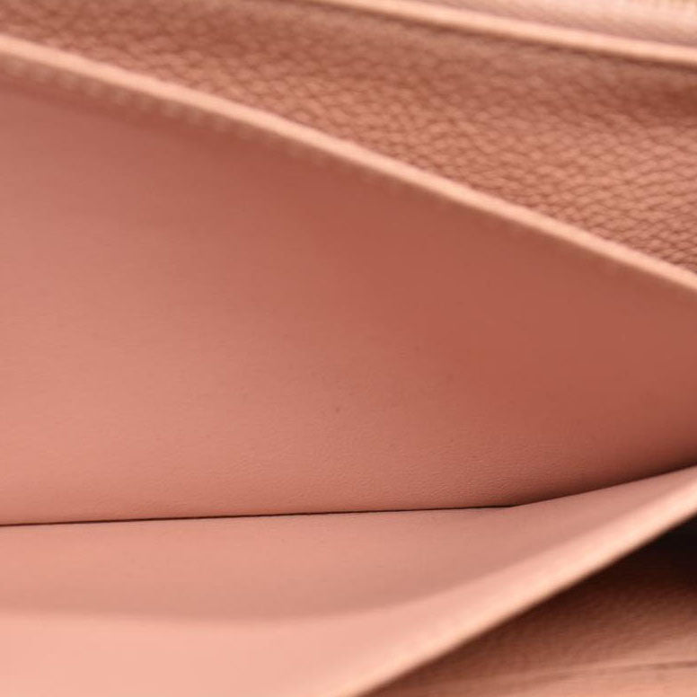 LOUIS VUITTON Empreinte Zippy Wallet Rose Poudre SP0157