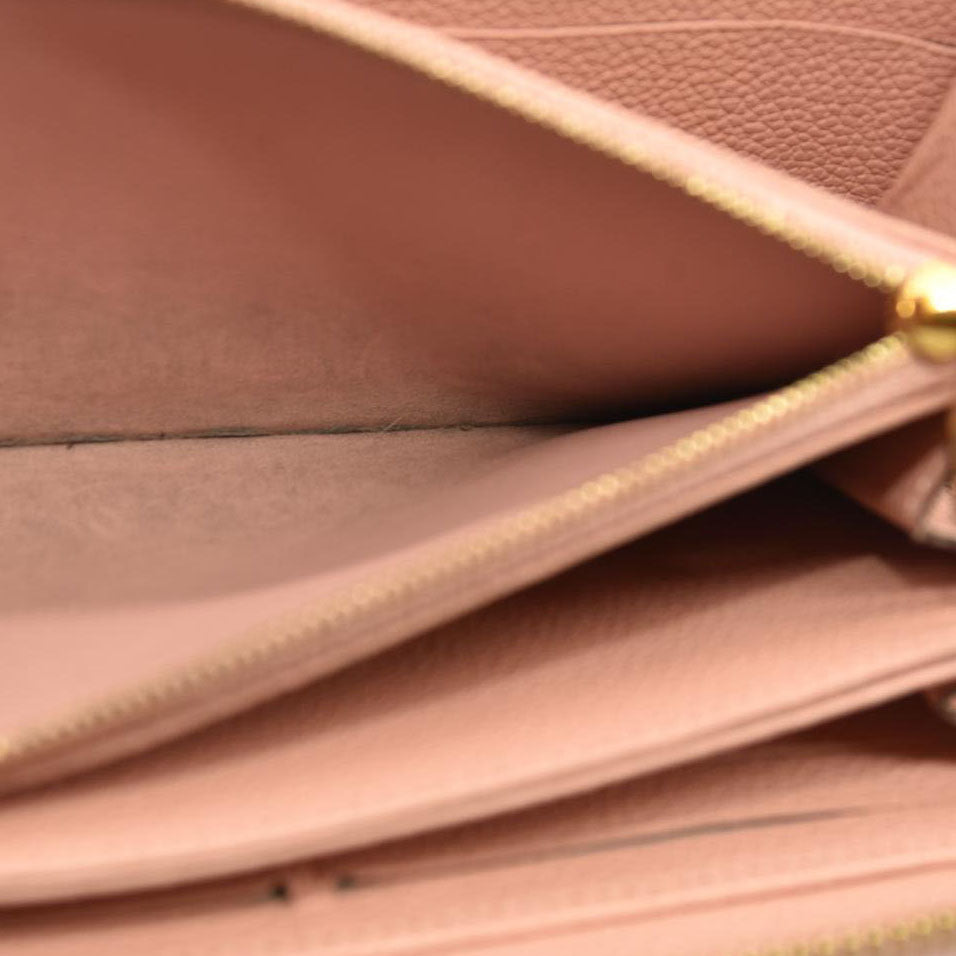 LOUIS VUITTON Empreinte Zippy Wallet Rose Poudre SP0157