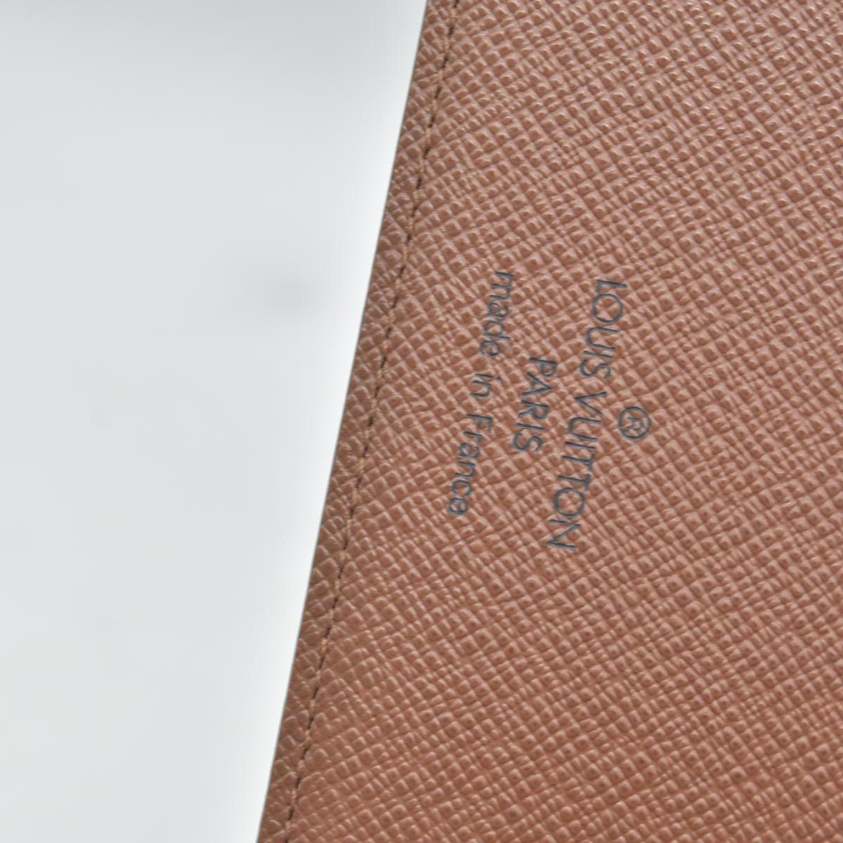 $755 LOUIS VUITTON Monogram Medium Ring Agenda Cover
