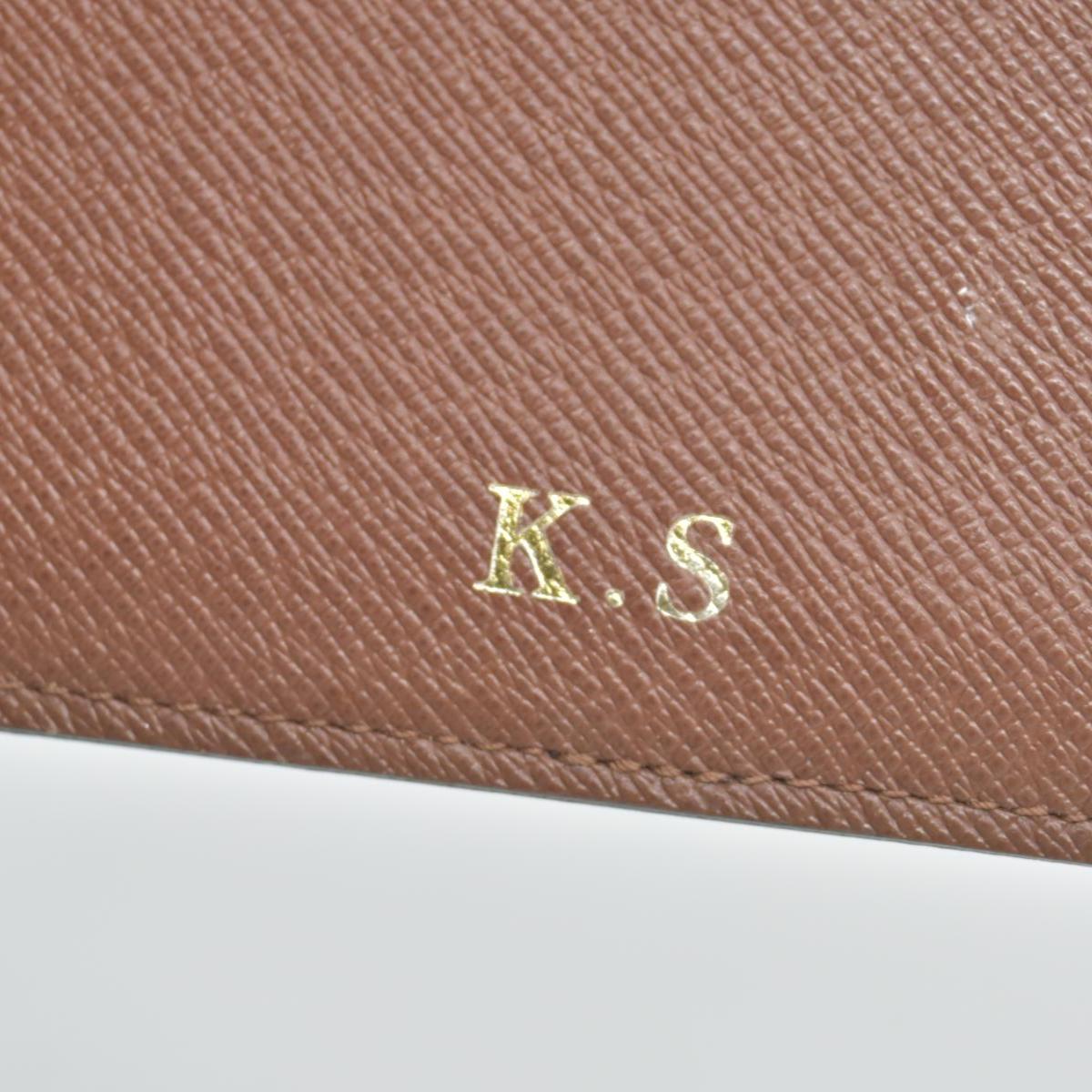 $755 LOUIS VUITTON Monogram Medium Ring Agenda Cover