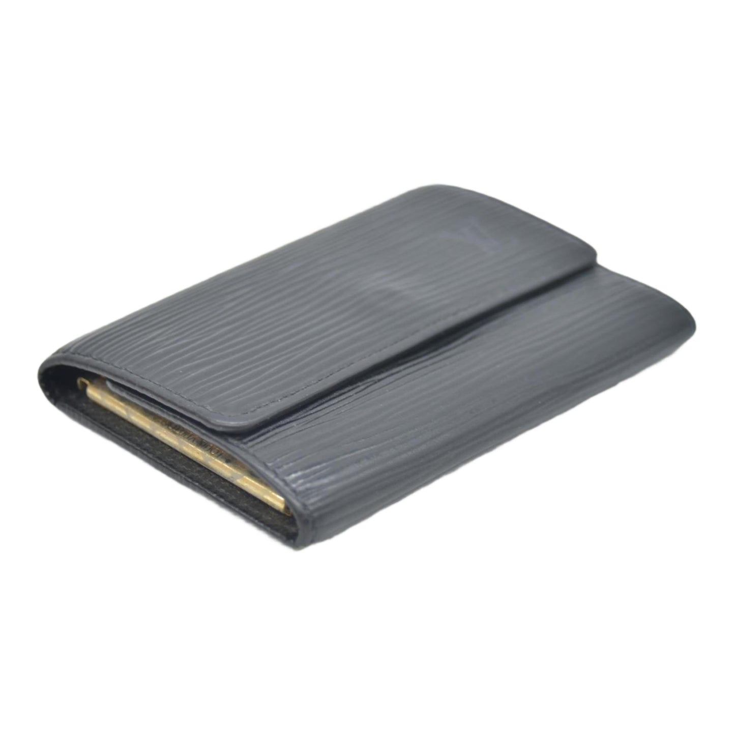 $445 Louis Vuitton Epi 6 Key Multicles Key Holder Black CA0043