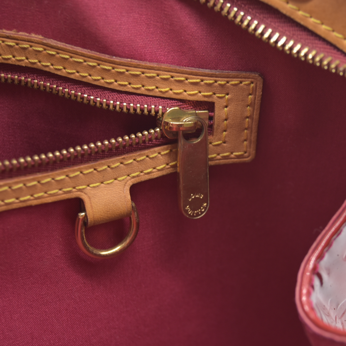 AUCTION $2730 Louis Vuitton  Vernis Brea PM Pomme D'Amour