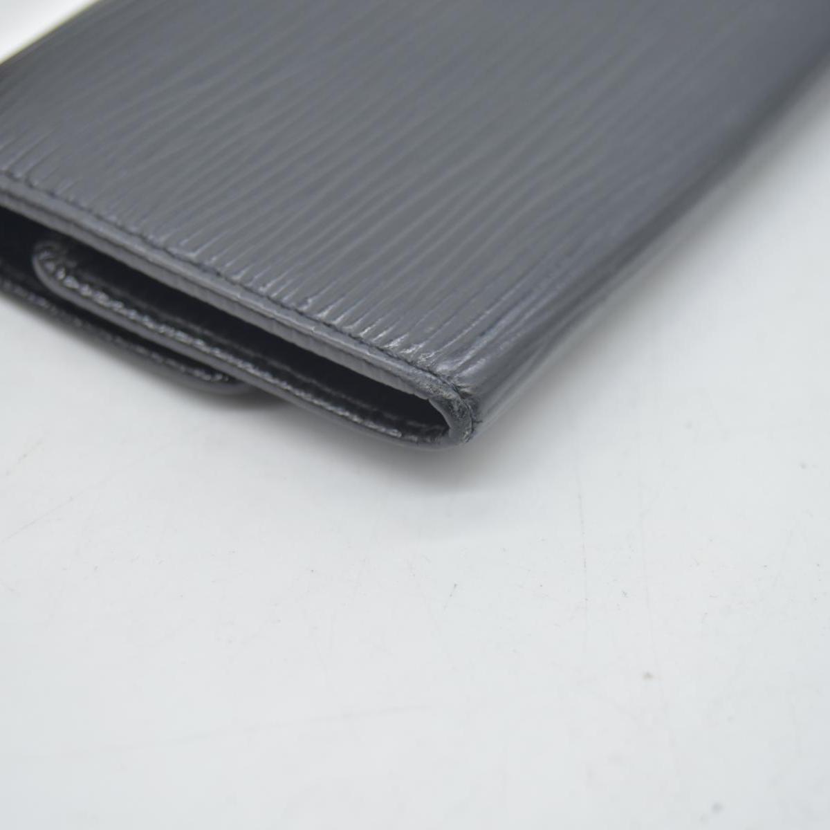 $445 Louis Vuitton Epi 6 Key Multicles Key Holder Black CA0043