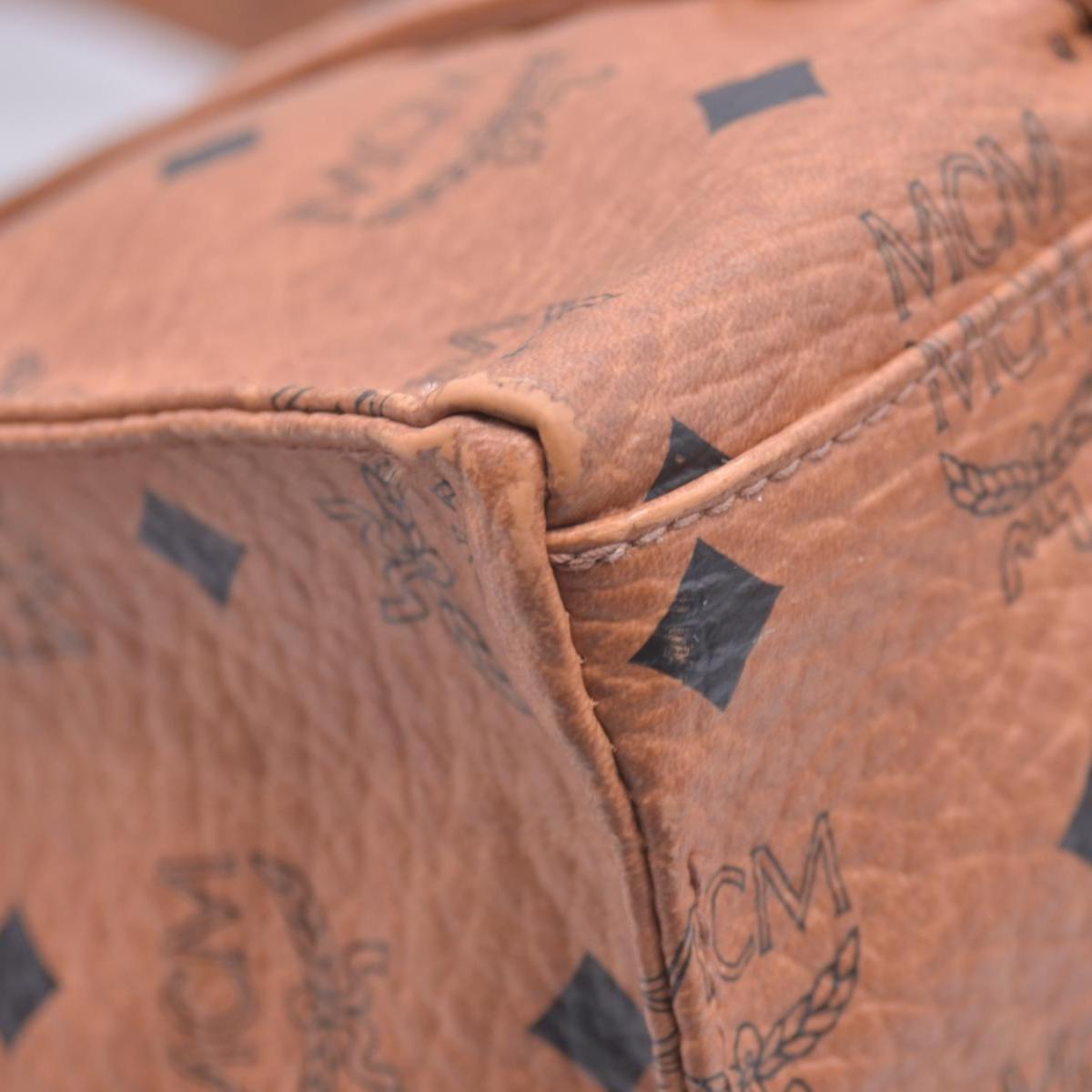 MCM  Logo Monogram Coated Canvas Tote Bag CONSIGNMENT