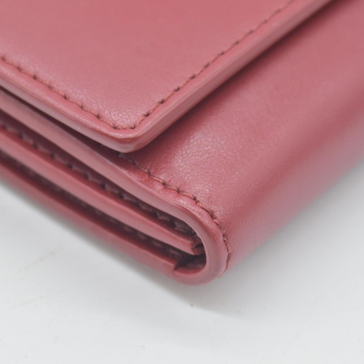 $1150 Burberry TB Logo Motif Wallet on Strap Pink