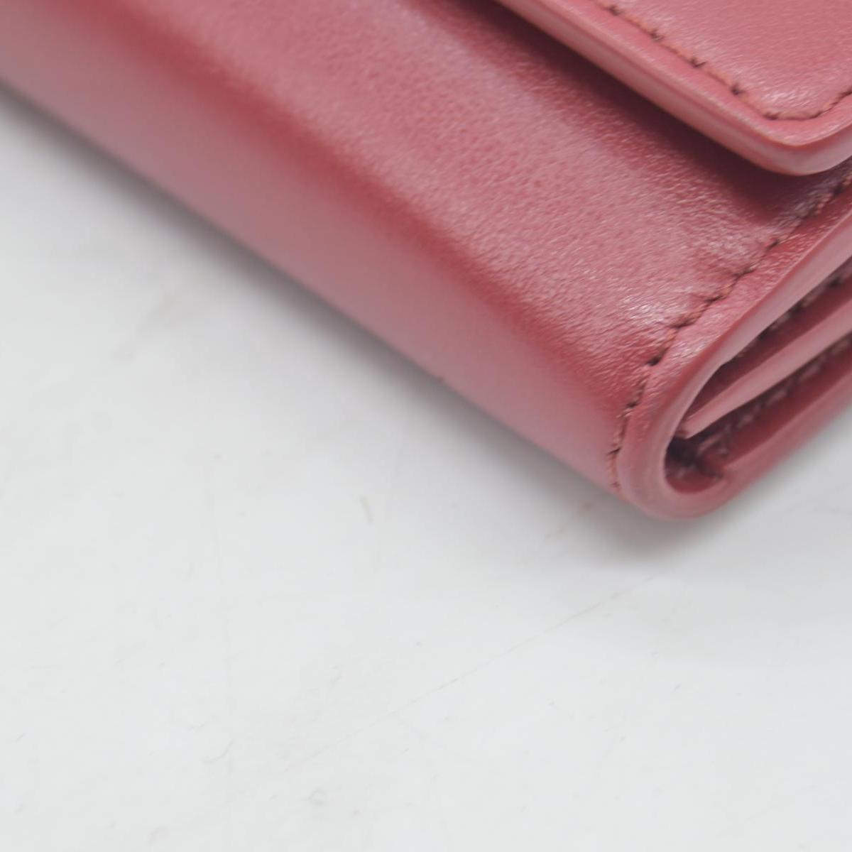 $1150 Burberry TB Logo Motif Wallet on Strap Pink