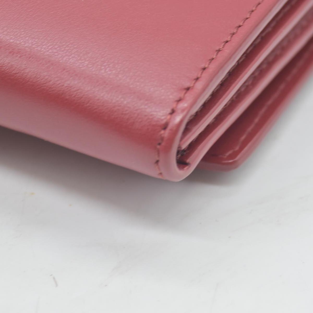 $1150 Burberry TB Logo Motif Wallet on Strap Pink