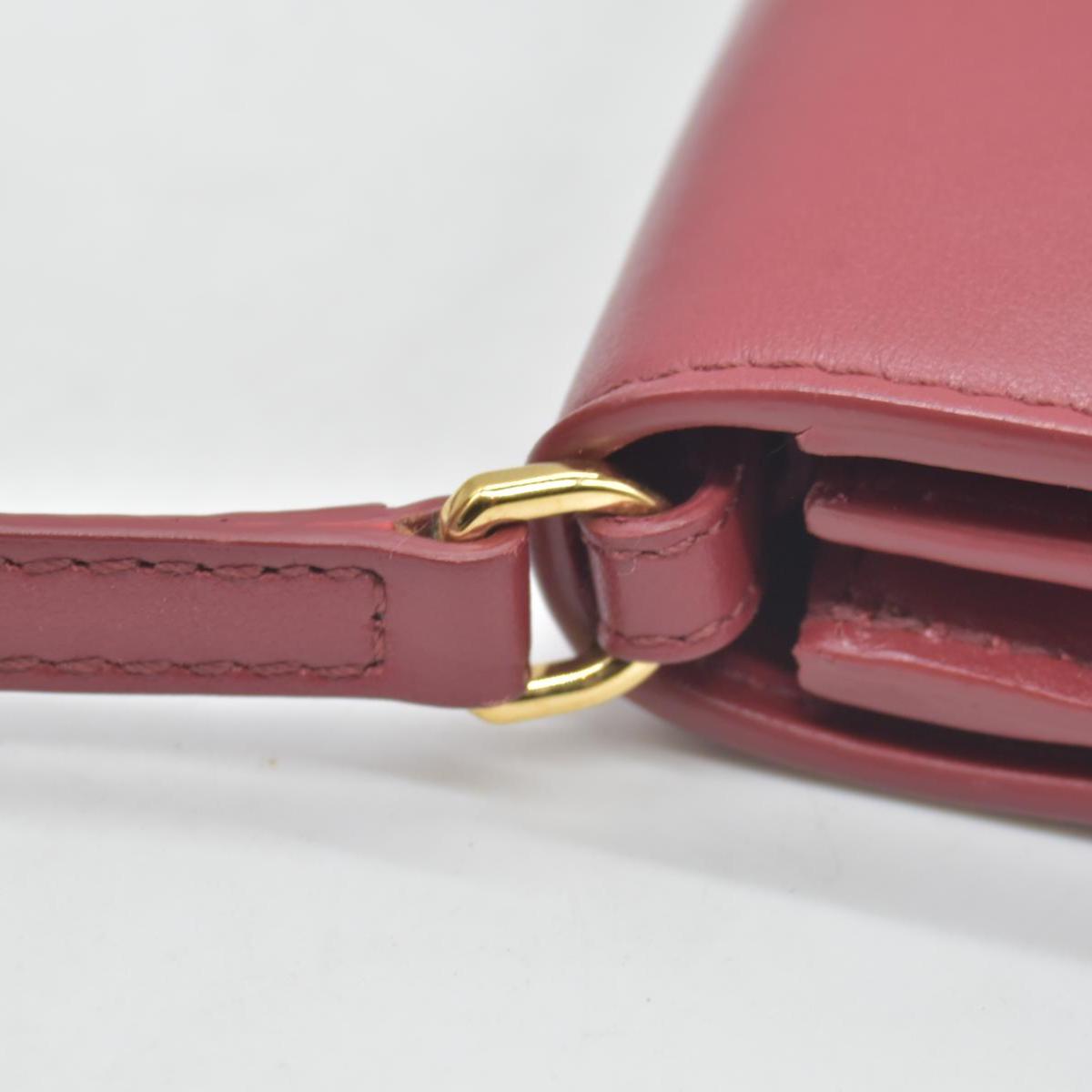 $1150 Burberry TB Logo Motif Wallet on Strap Pink