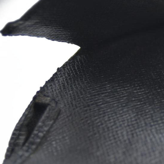 Salvatore Ferragamo Gancini Leather Coin Purse Wallet Black