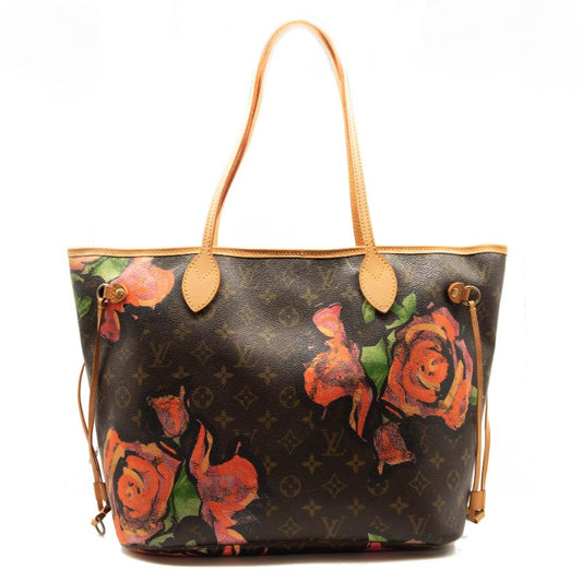 Louis Vuitton Monogram Roses Neverfull MM Tote