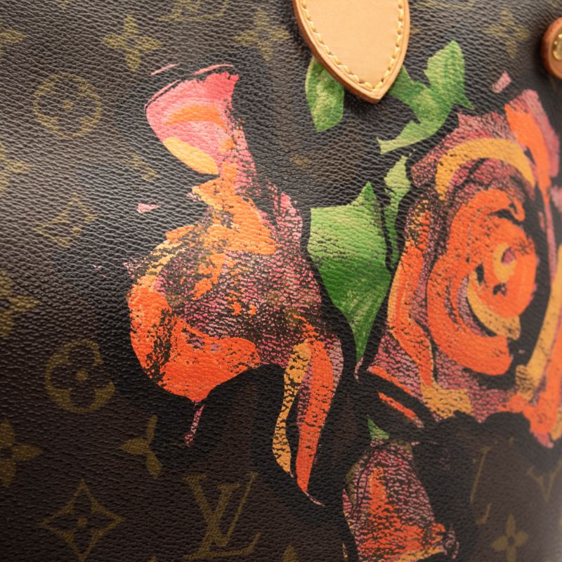 Louis Vuitton Monogram Roses Neverfull MM Tote