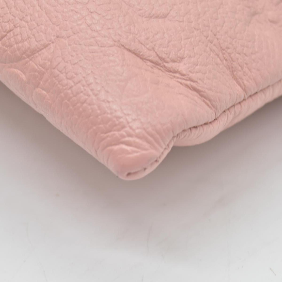 $970 Louis Vuitton Empreinte Daily Pouch Rose Poudre