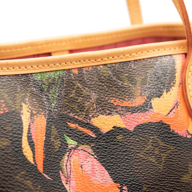 Louis Vuitton Monogram Roses Neverfull MM Tote