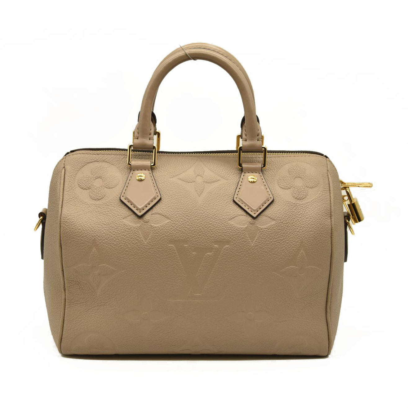 Louis Vuitton  Empreinte Monogram Giant Speedy Bandouliere 25 Tourterelle MISSING STRAP