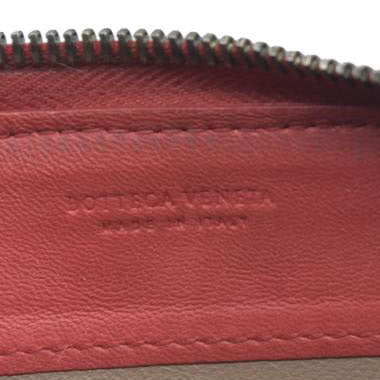 $1050 Bottega Veneta Nappa Intrecciato Zip Around Wallet Mallow