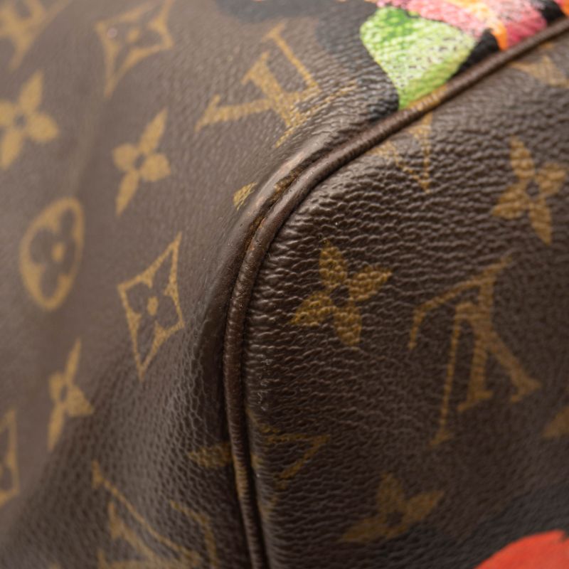 Louis Vuitton Monogram Roses Neverfull MM Tote