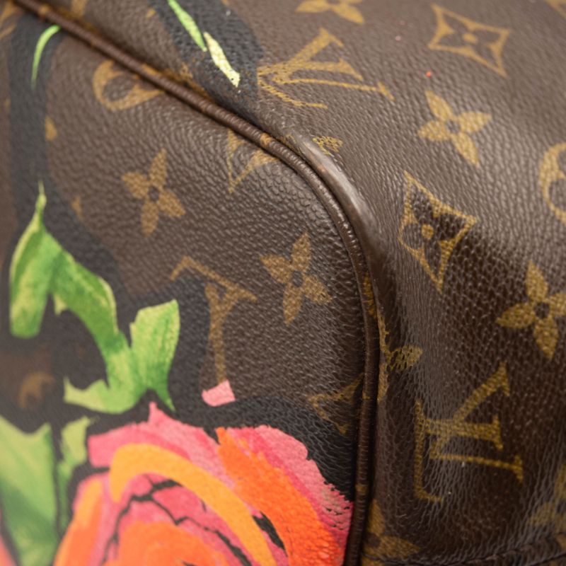 Louis Vuitton Monogram Roses Neverfull MM Tote