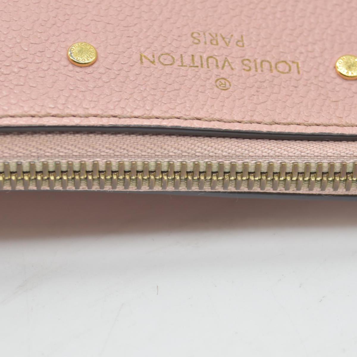 $970 Louis Vuitton Empreinte Daily Pouch Rose Poudre
