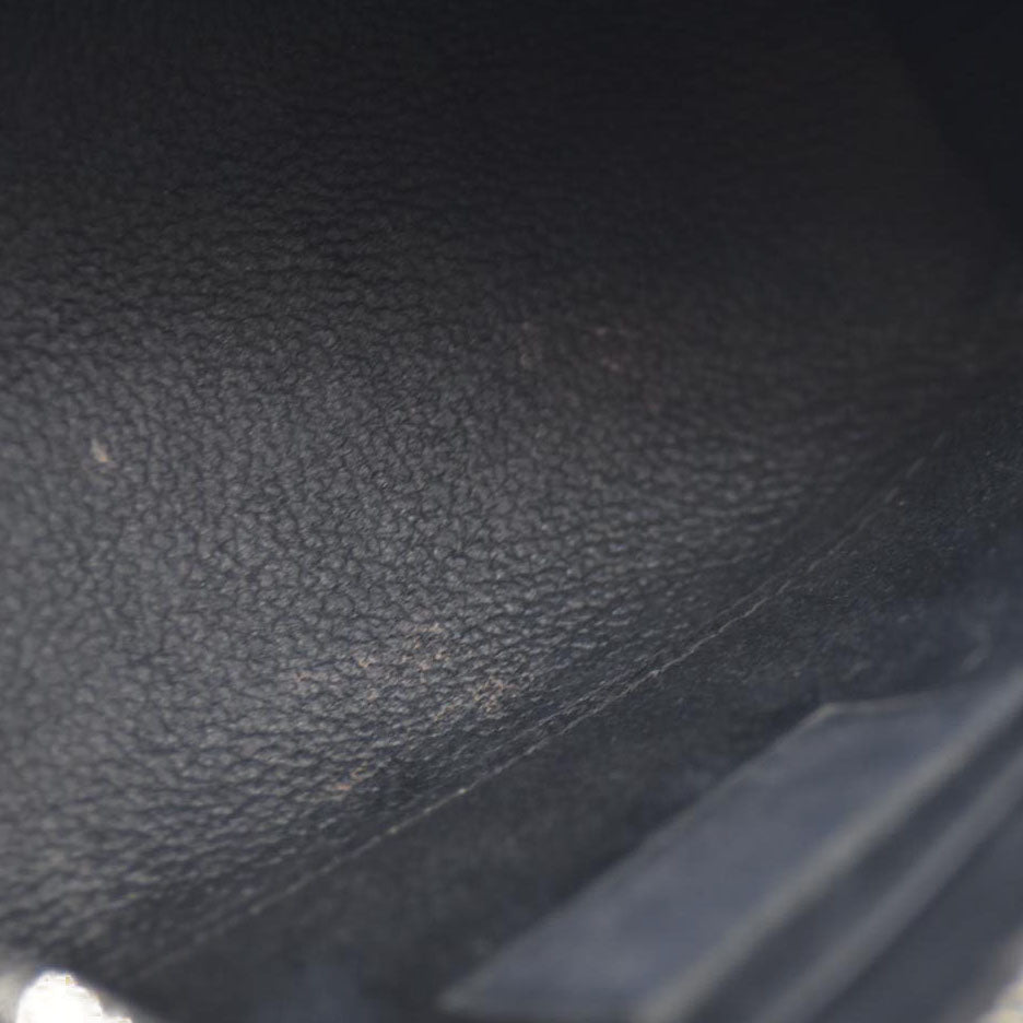 AUCTION $600 Louis Vuitton Epi Pochette Cosmetics Leather Pouch Black