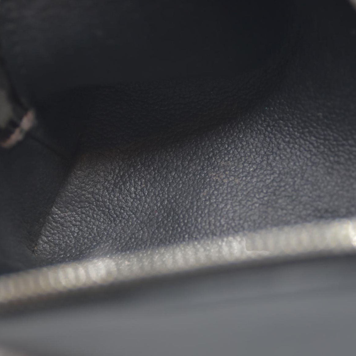 AUCTION $600 Louis Vuitton Epi Pochette Cosmetics Leather Pouch Black