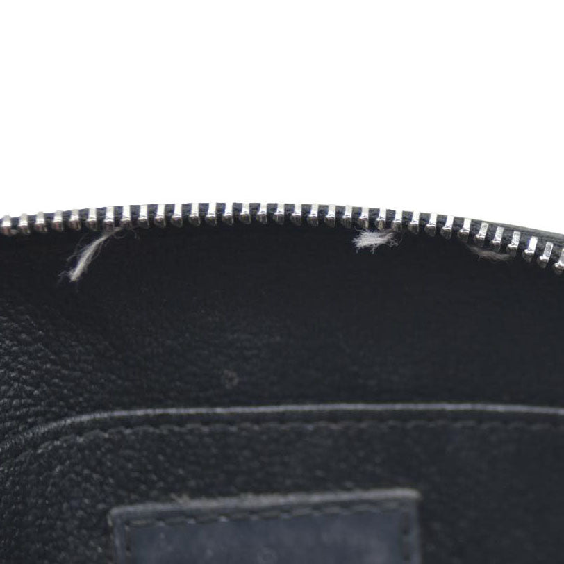 AUCTION $600 Louis Vuitton Epi Pochette Cosmetics Leather Pouch Black