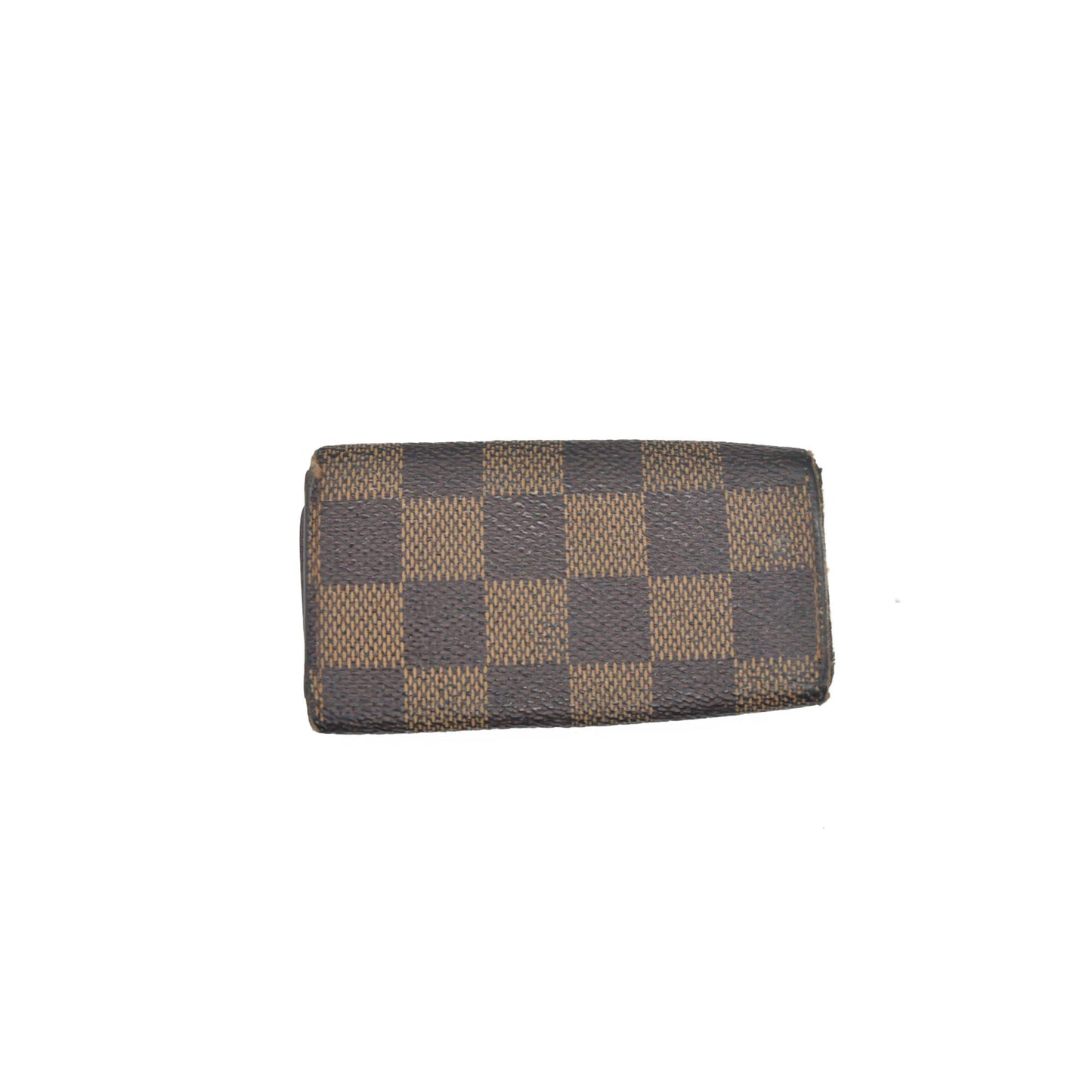 $345 2000 Louis Vuitton  Damier Ebene Multicles 4 Key Holder FL0026 CONSIGNMENT