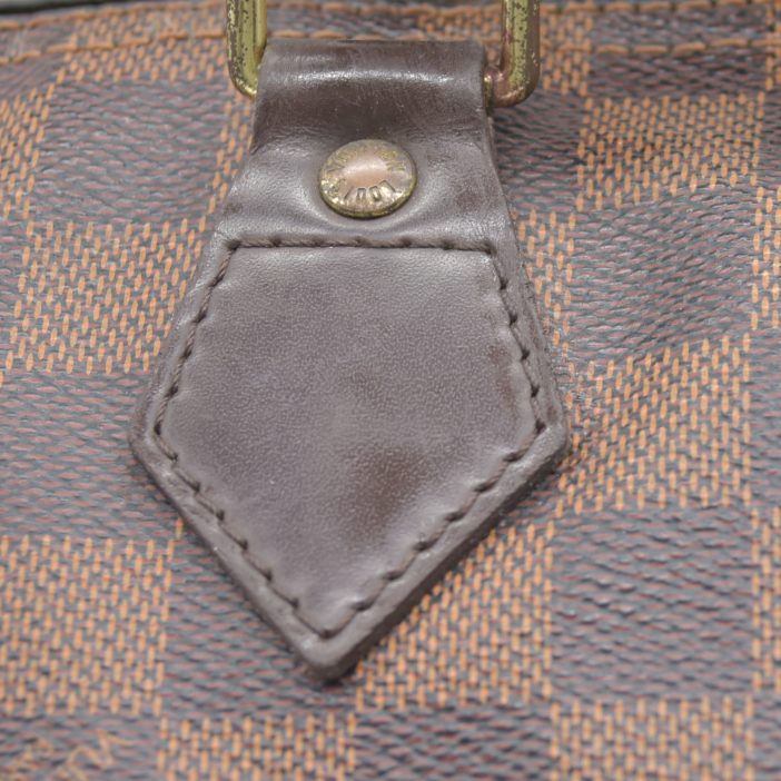 AUCTION $1980 Louis Vuitton  Damier Ebene Speedy Bandouliere 30