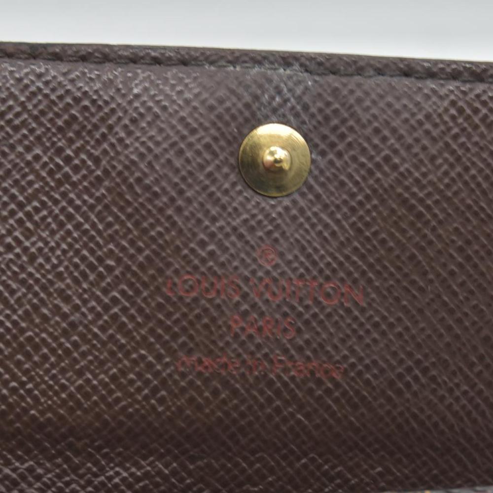 $345 2000 Louis Vuitton  Damier Ebene Multicles 4 Key Holder FL0026 CONSIGNMENT
