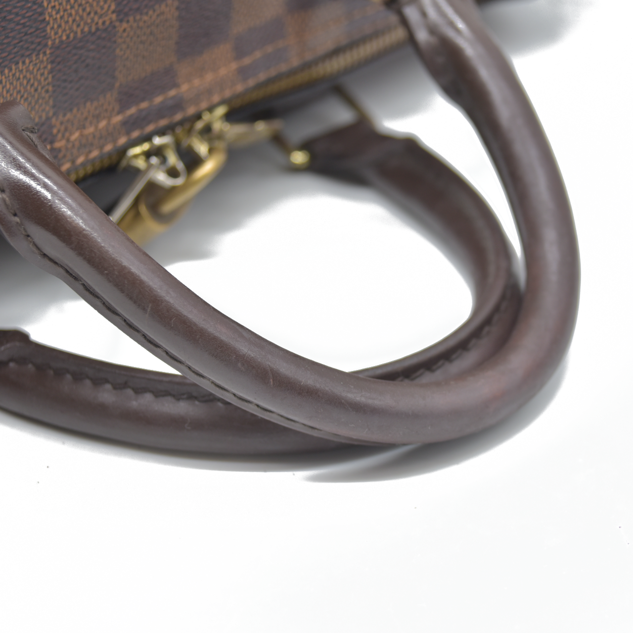 AUCTION $1980 Louis Vuitton  Damier Ebene Speedy Bandouliere 30