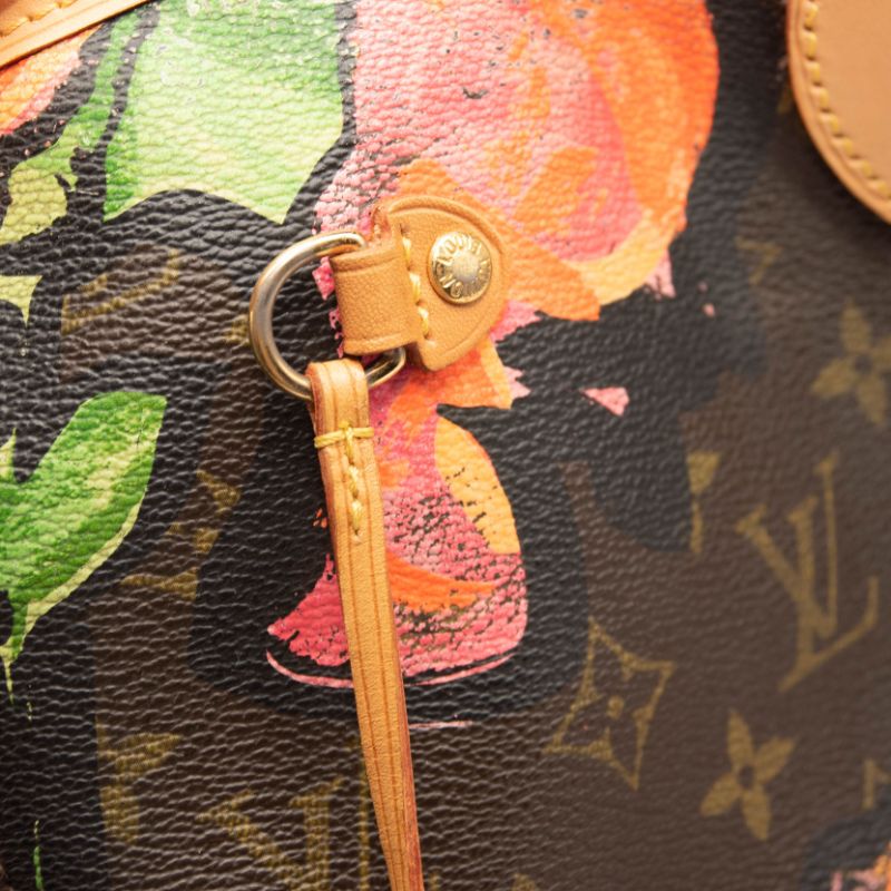 Louis Vuitton Monogram Roses Neverfull MM Tote