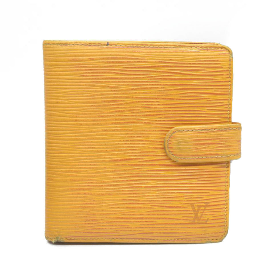 Louis Vuitton Epi Leather Porte Billes Compact Wallet Yellow MI0977