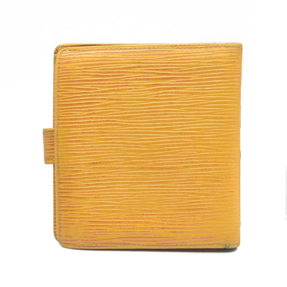 Louis Vuitton Epi Leather Porte Billes Compact Wallet Yellow MI0977