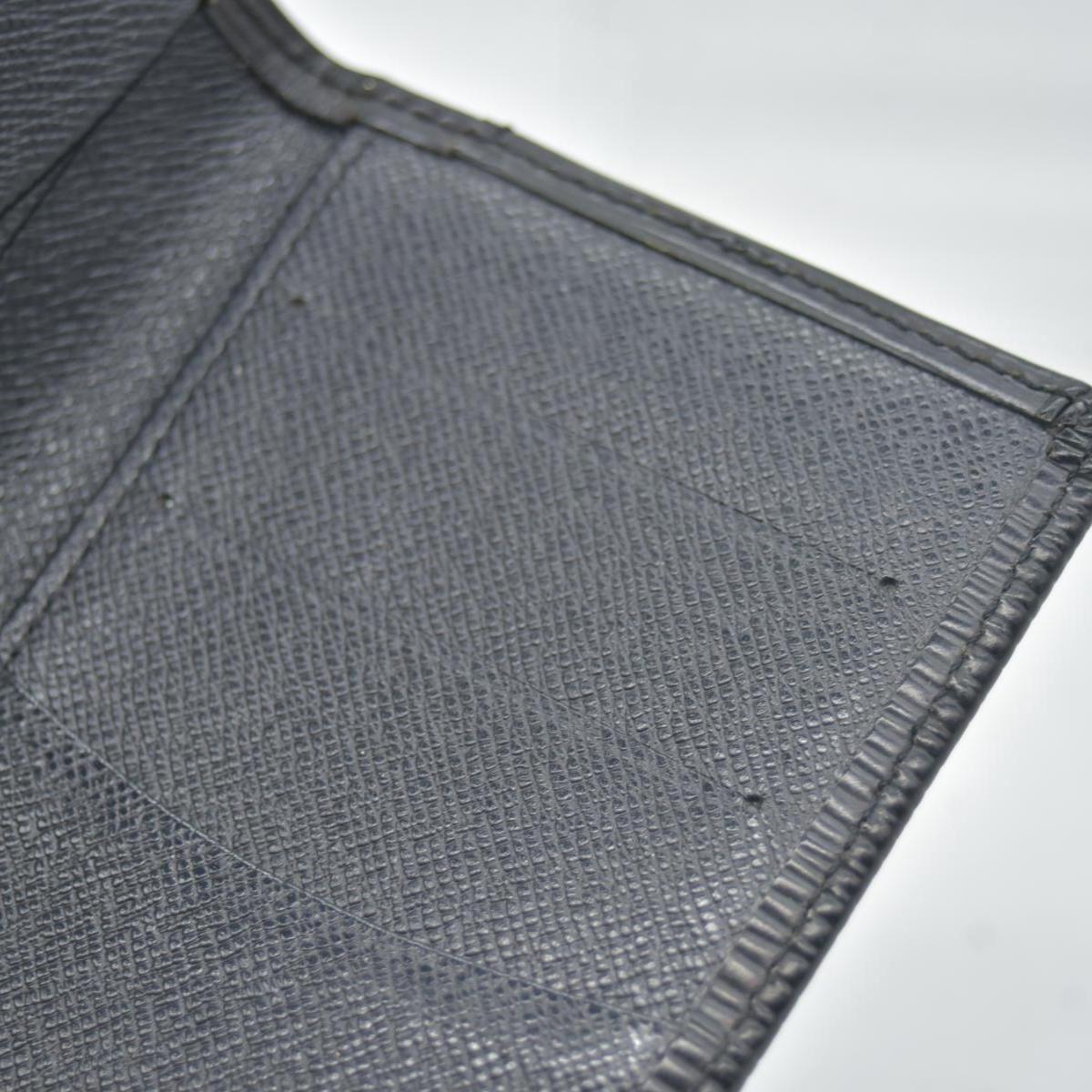 $415 LOUIS VUITTON Black Epi Leather Pocket Organizer CONSIGNMENT