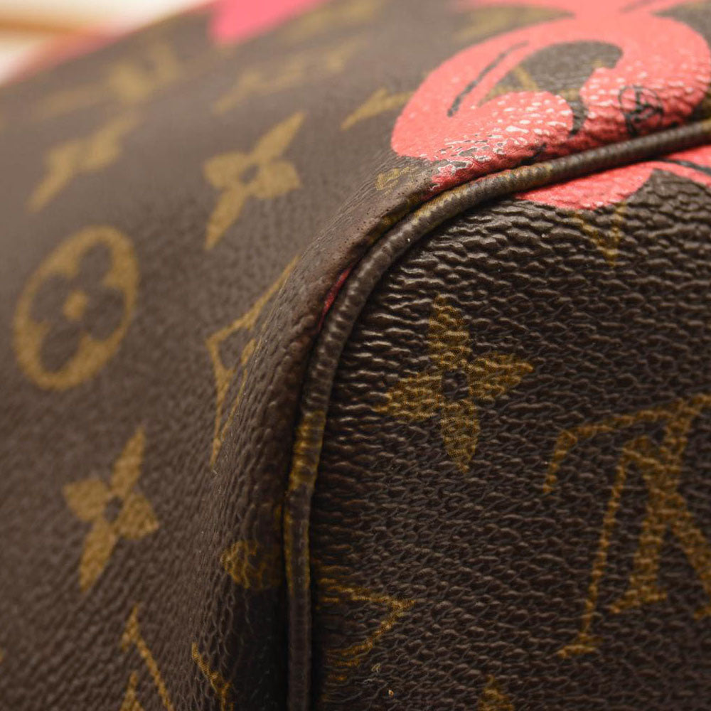 Louis Vuitton Monogram Bay Neverfull MM Rose Ballerine Poppy