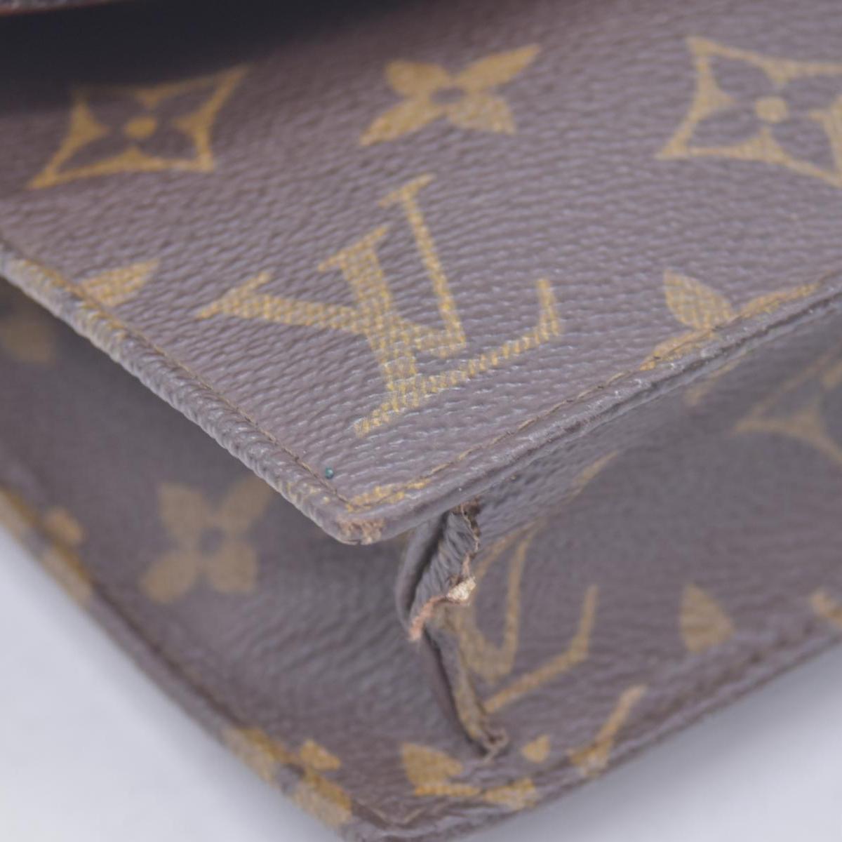 1990 LOUIS VUITTON Monogram Pochette Rabat 23 Clutch Bag AN0920